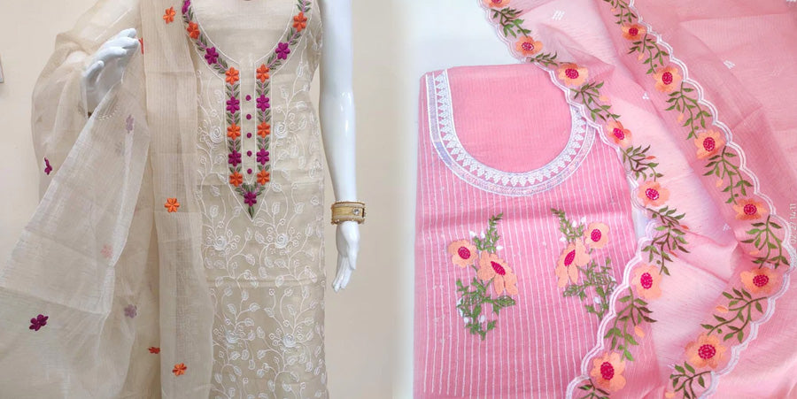 Unbeatable Charm of Kota Doria Suits - Fabpersona