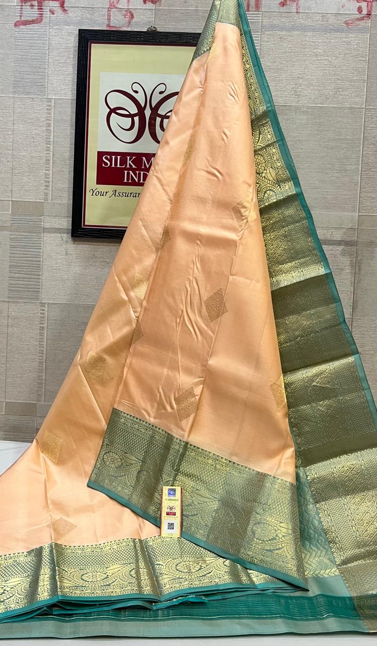Kanchipuram Pure Handloom Soft Silk Saree.