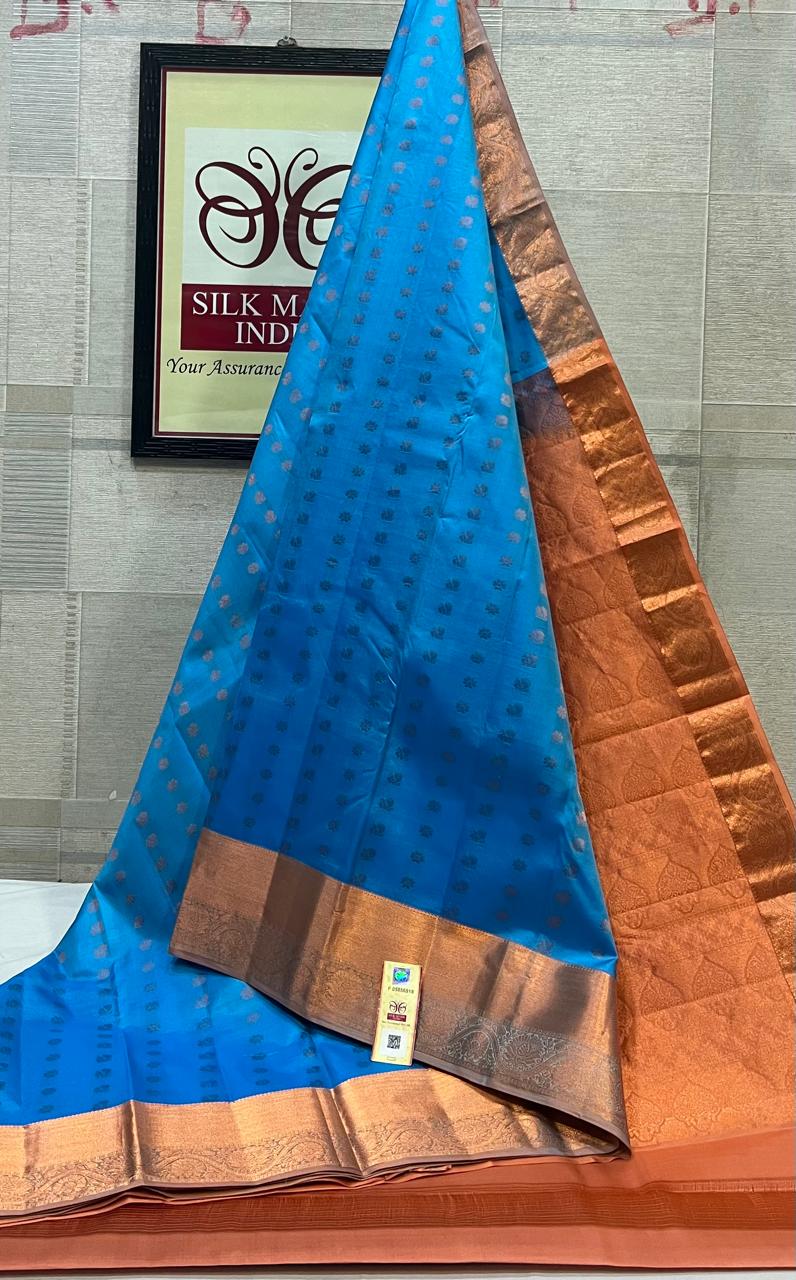 Kanchipuram Pure Handloom Soft Silk Saree.