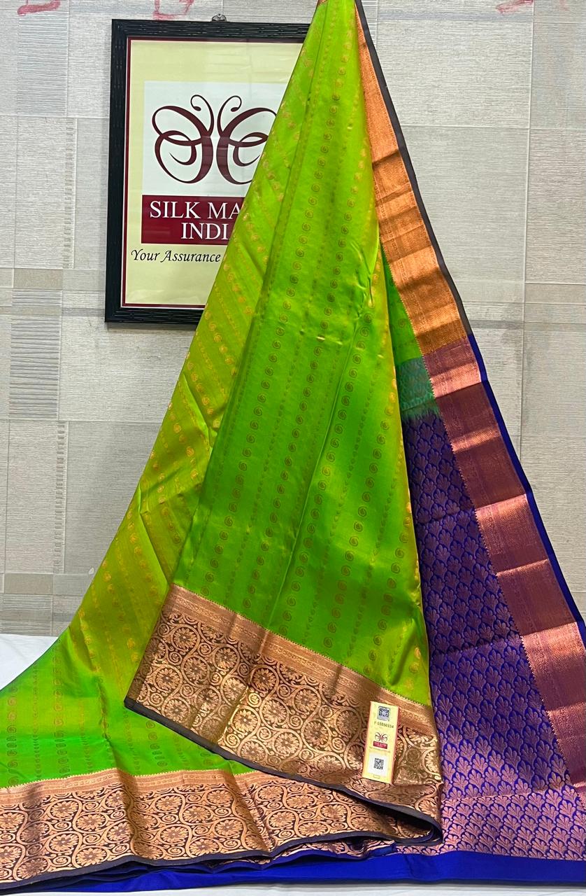 Kanchipuram Pure Handloom Soft Silk Saree.