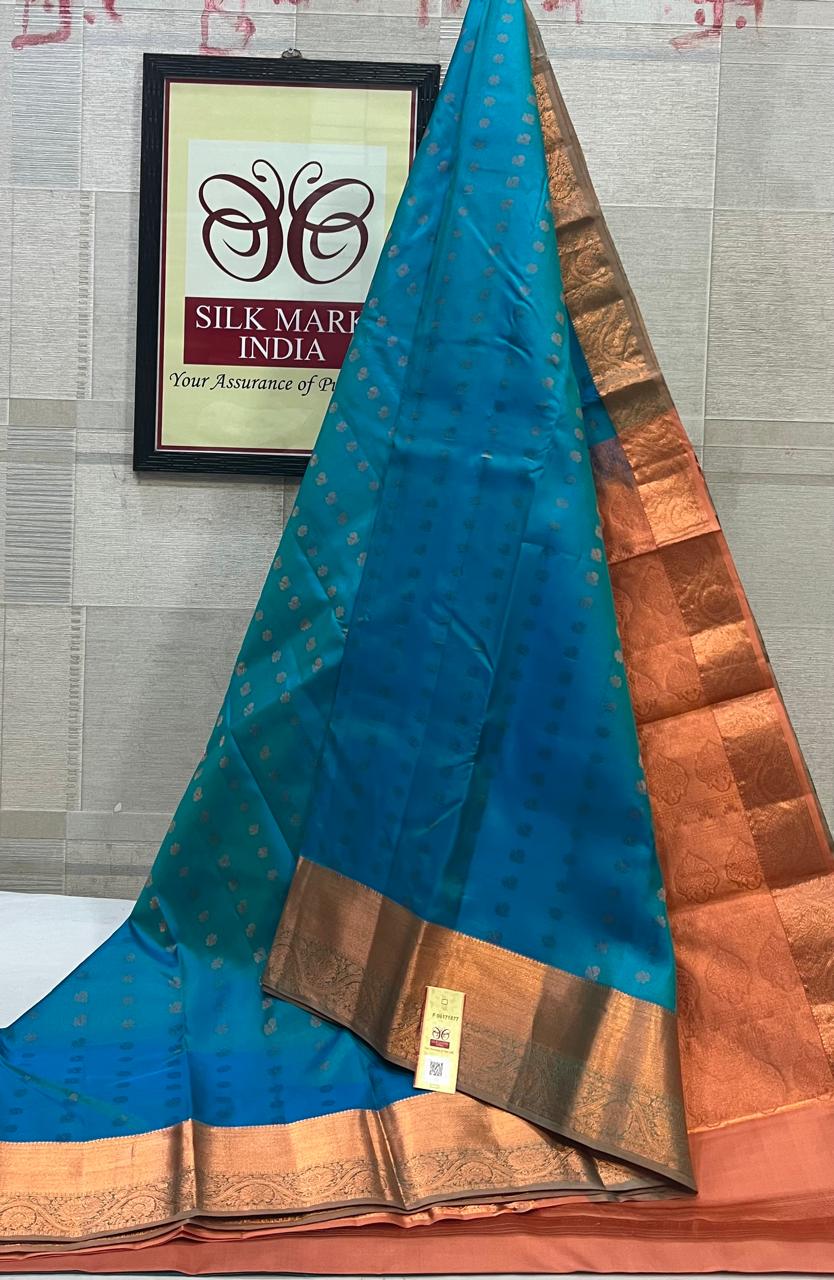 Kanchipuram Pure Handloom Soft Silk Saree.