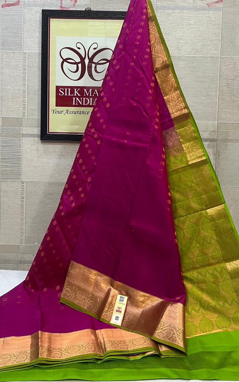 Kanchipuram Pure Handloom Soft Silk Saree.