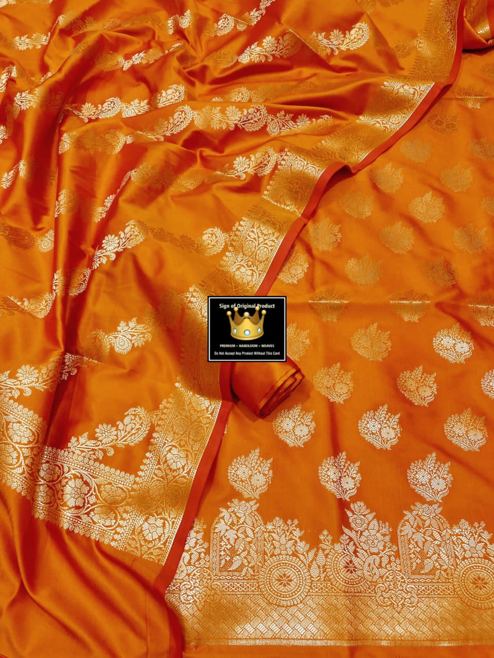 Banarasi Soft Silk Unstitched Suit.