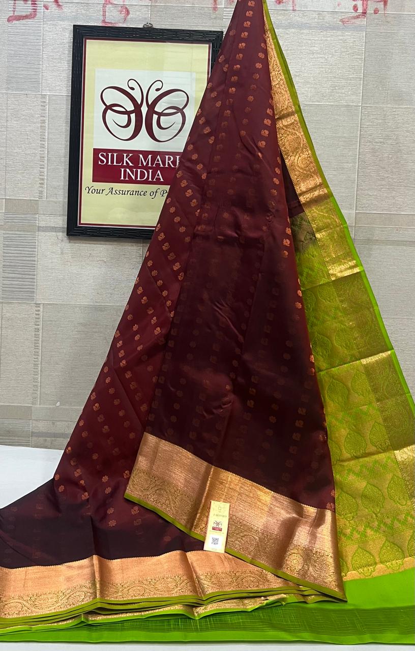 Kanchipuram Pure Handloom Soft Silk Saree.