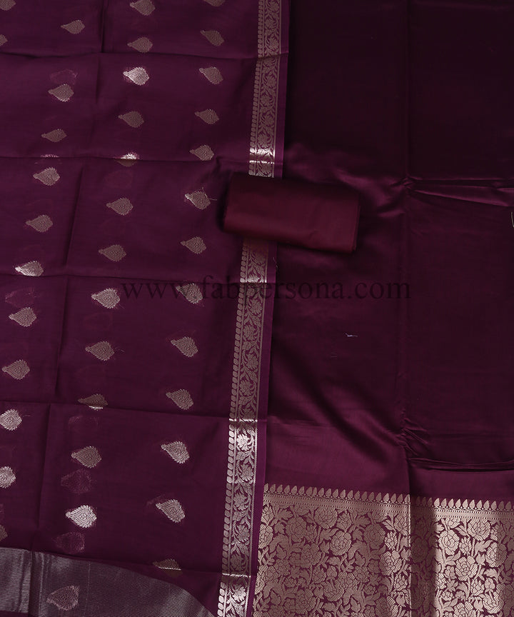 Pure Resham Chandari  Banarasi  Silk Unstitched Suit. | HIGH DEMAND|