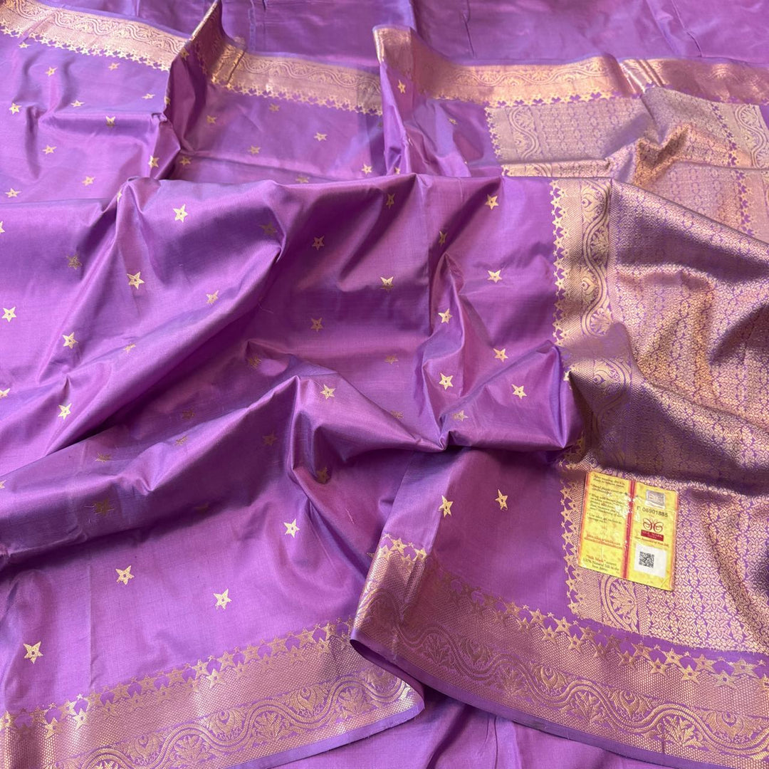 Pure Banarasi Katan Silk Saree With Zari Work