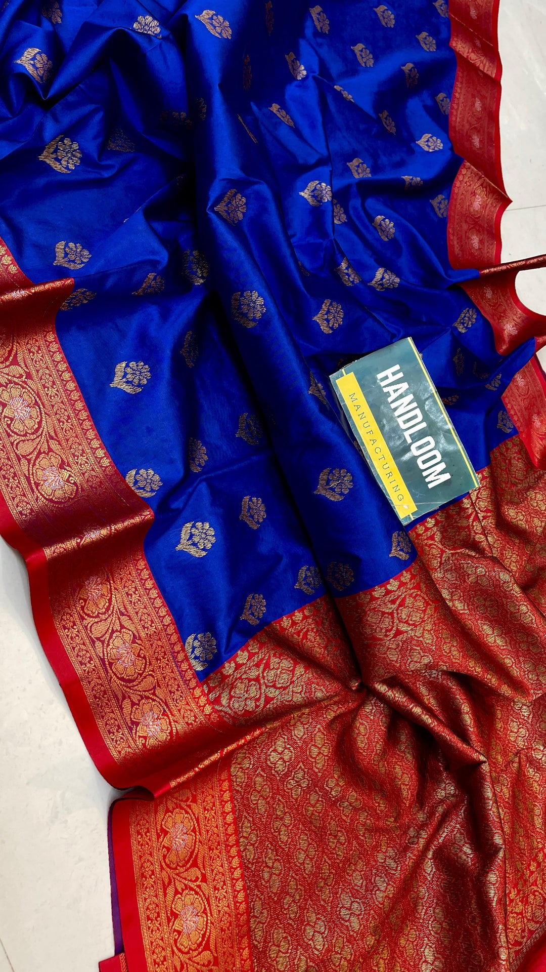 Maheswari Silk Saree With Running Blouse | HANDLOOM WEAVED|