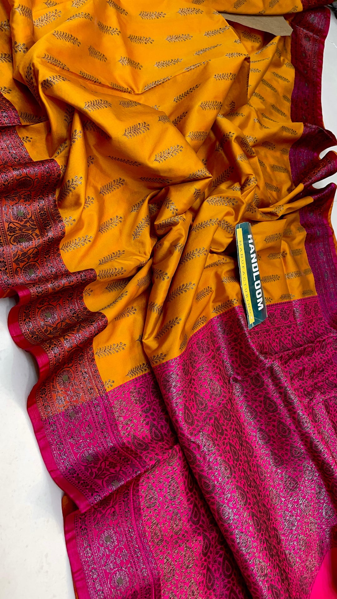 Maheswari Silk Saree With Running Blouse | HANDLOOM WEAVED|