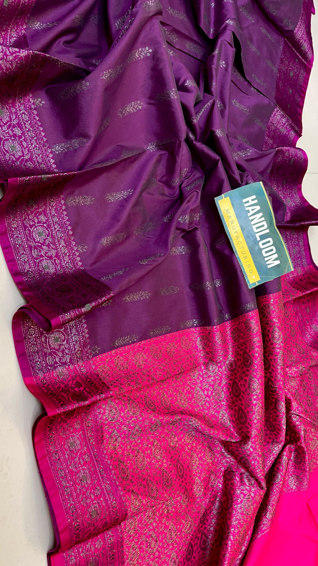Maheswari Silk Saree With Running Blouse | HANDLOOM WEAVED|