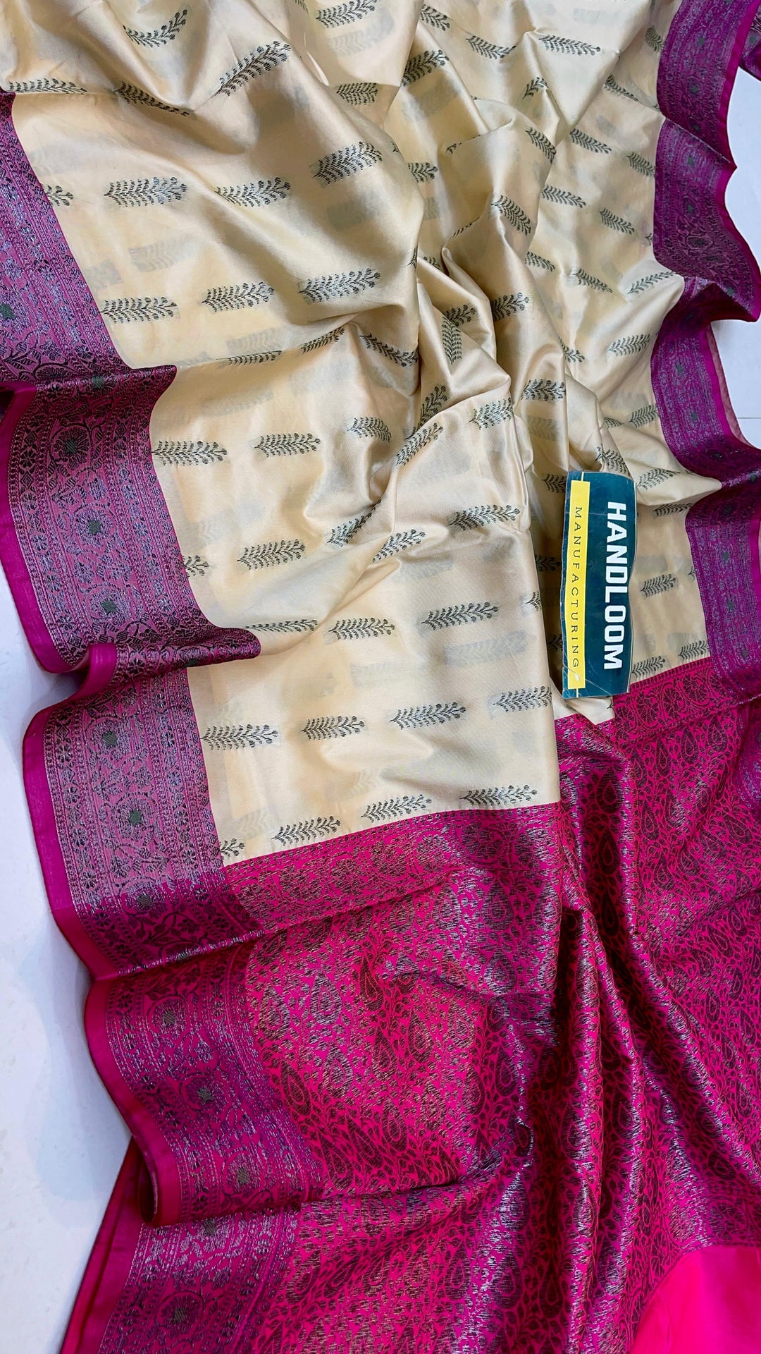 Maheswari Silk Saree With Running Blouse | HANDLOOM WEAVED|
