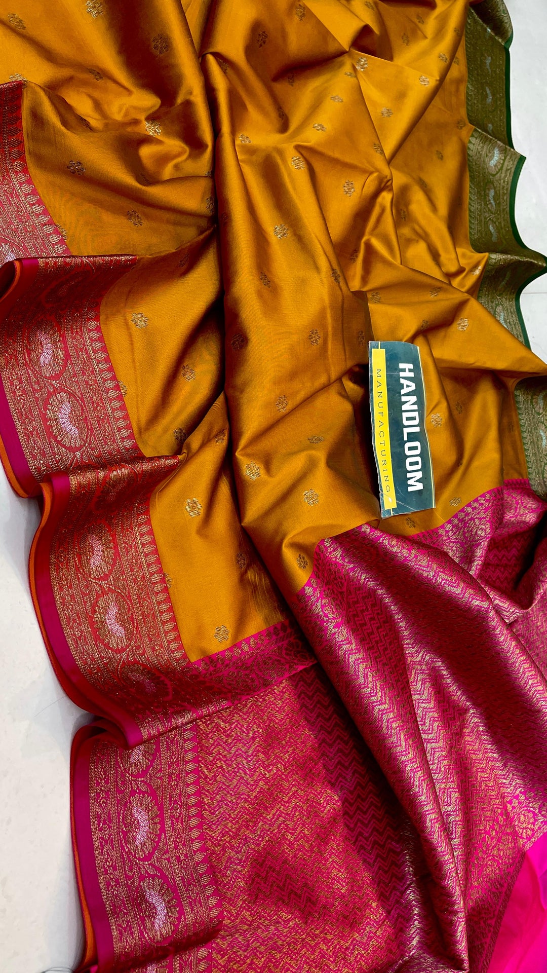 Maheswari Silk Saree With Running Blouse | HANDLOOM WEAVED|