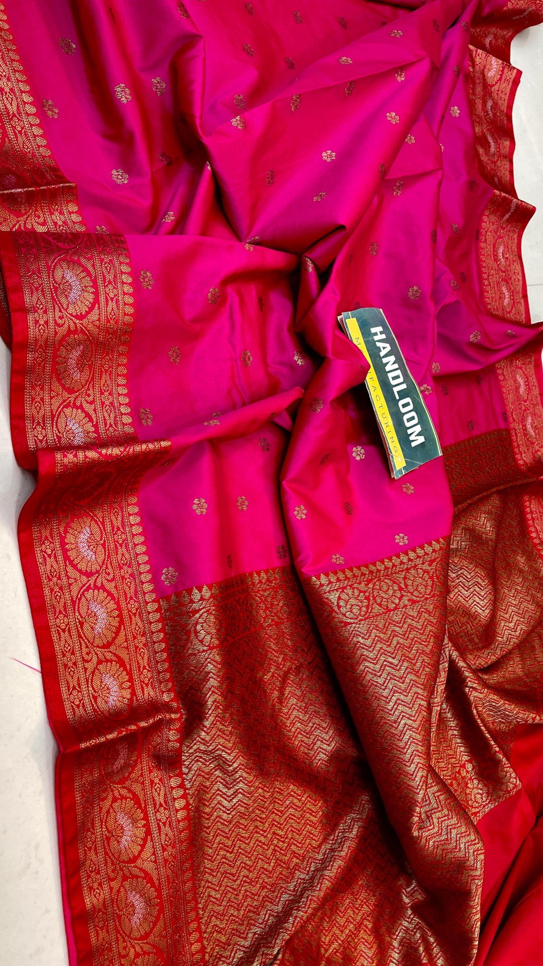 Maheswari Silk Saree With Running Blouse | HANDLOOM WEAVED|
