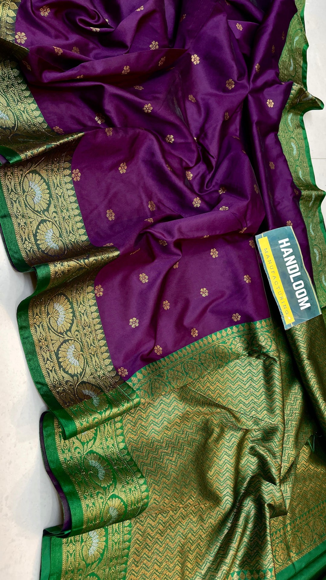 Maheswari Silk Saree With Running Blouse | HANDLOOM WEAVED|