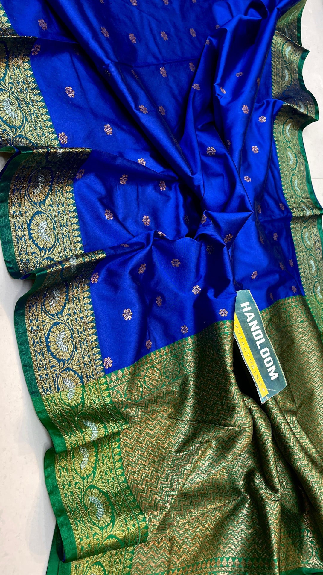 Maheswari Silk Saree With Running Blouse | HANDLOOM WEAVED|