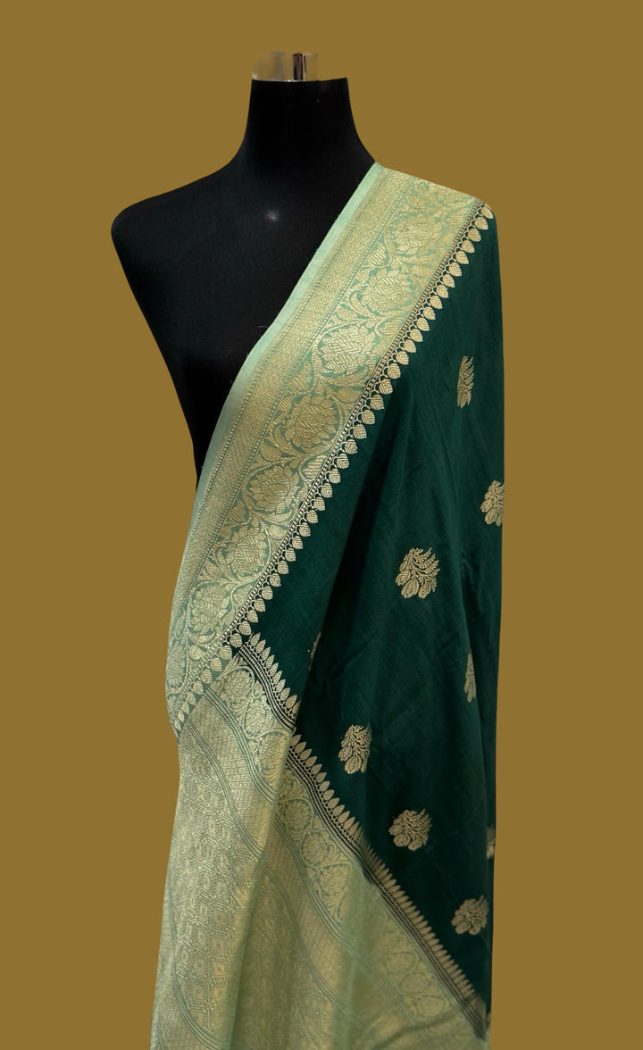 Handloom Pure Tussar Georgette Silk Saree