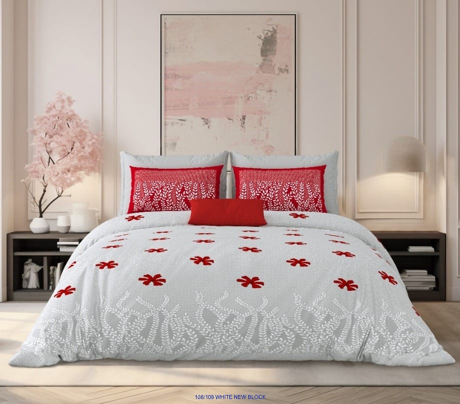Pure Cotton Premium King Size Bedsheet
