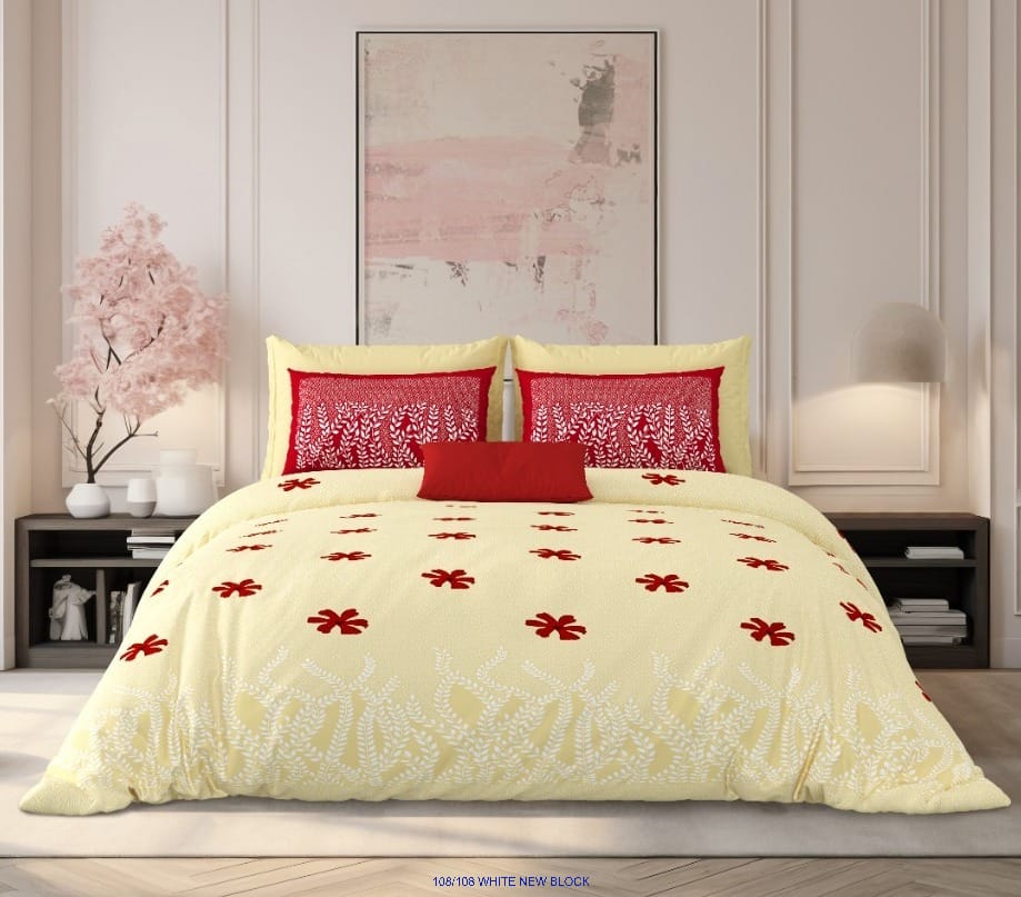 Pure Cotton Premium King Size Bedsheet