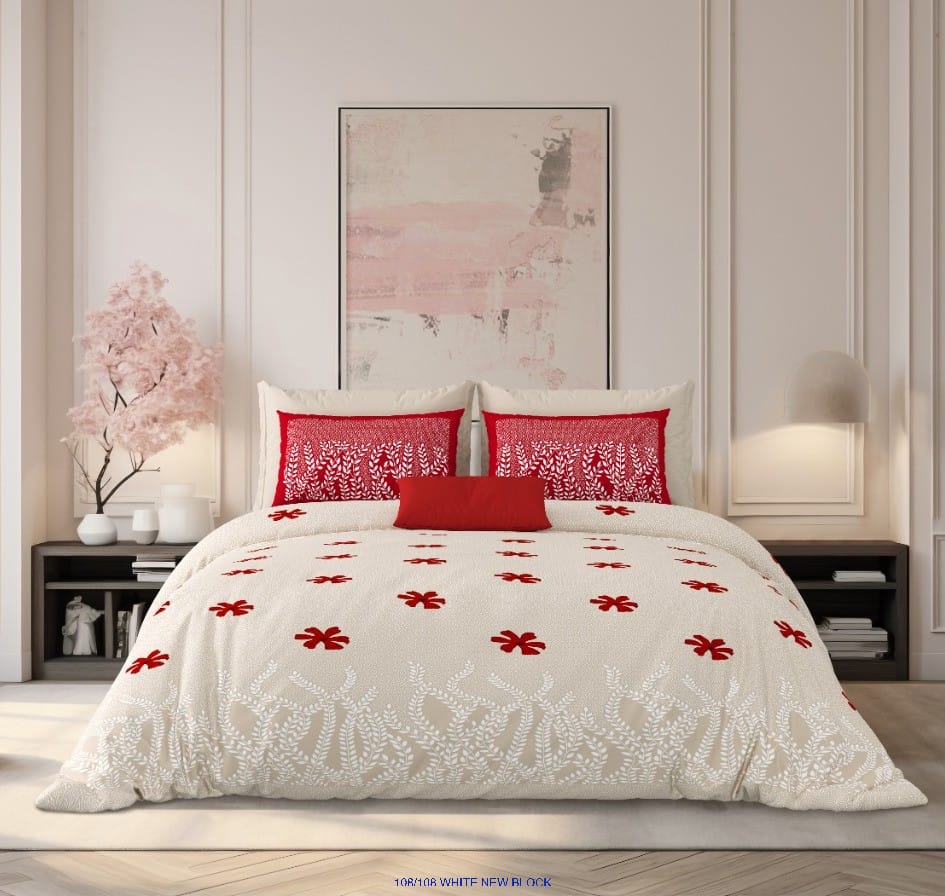 Pure Cotton Premium King Size Bedsheet
