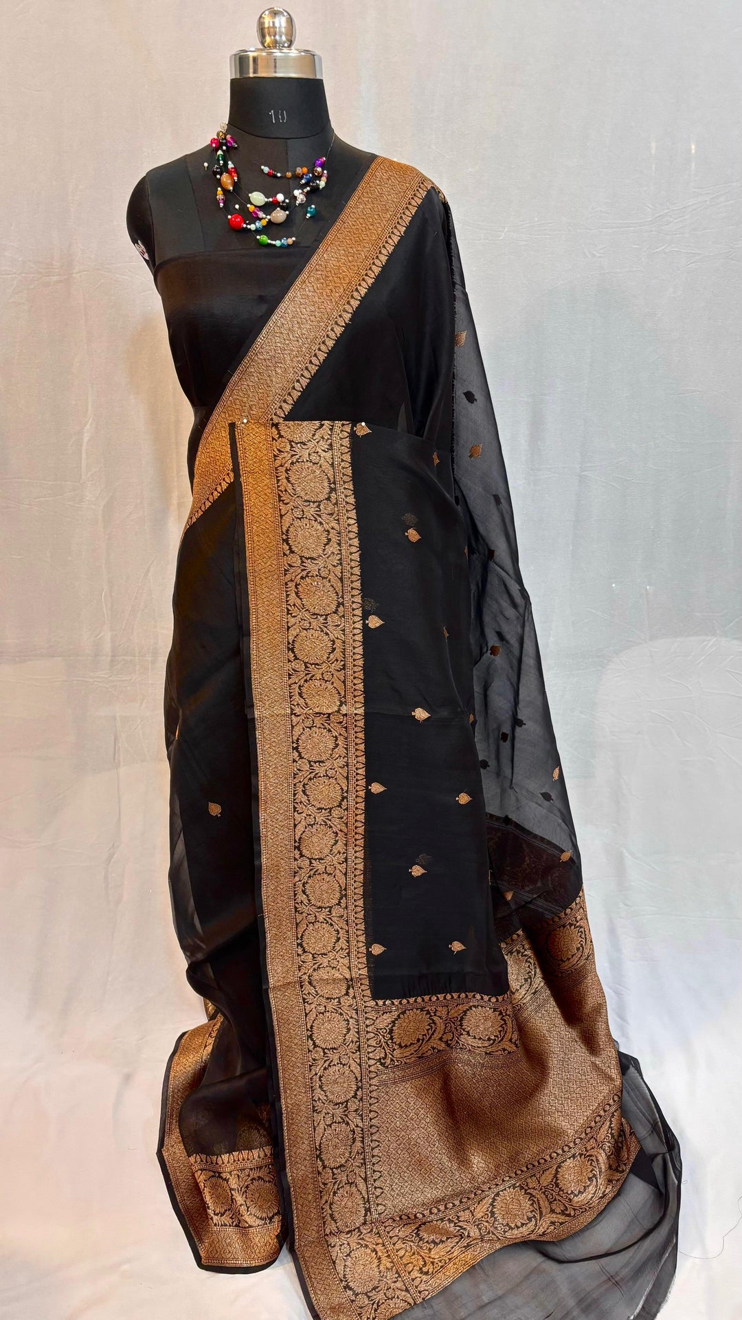Pure Kora Organza Silk Handloom Kadhwa Zari Work Saree