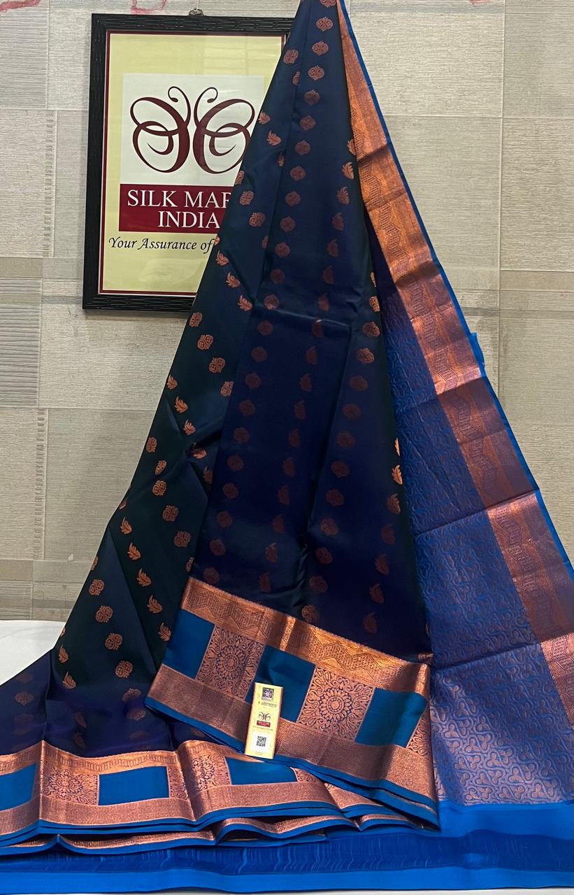 Kanchipuram Pure Handloom Soft Silk Saree.