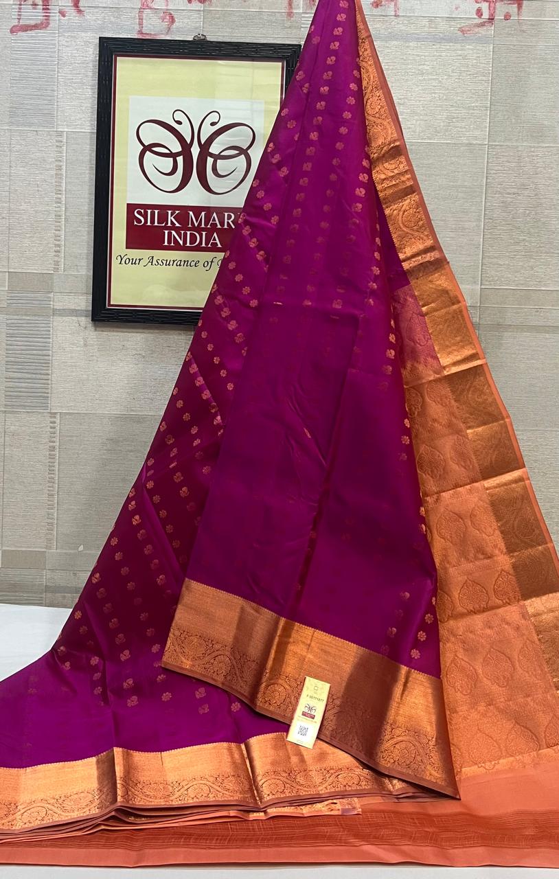 Kanchipuram Pure Handloom Soft Silk Saree.