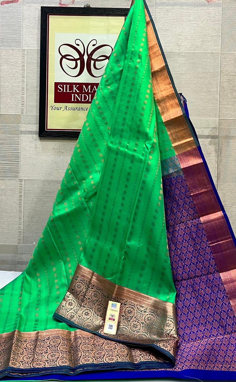 Kanchipuram Pure Handloom Soft Silk Saree.