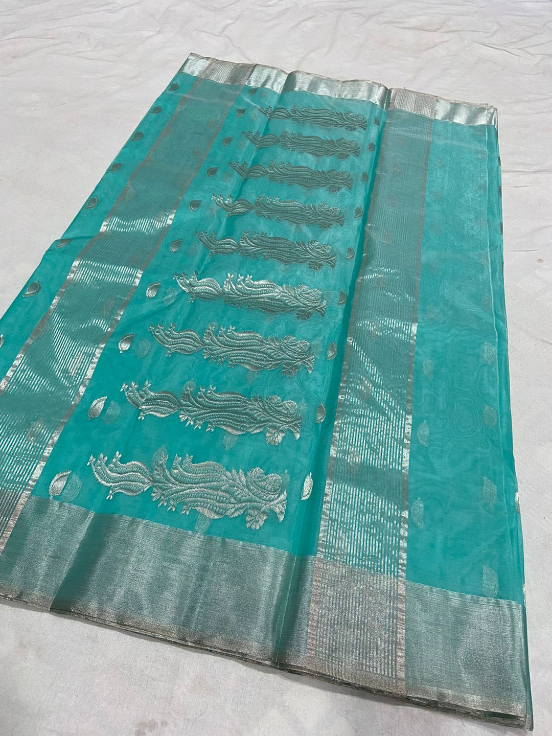 Pure Chanderi Handloom Silk by Silk Saree