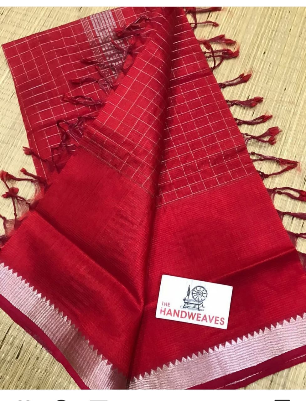 Pure Hand Made Mangala giri South Cotton Saree With Blouse.