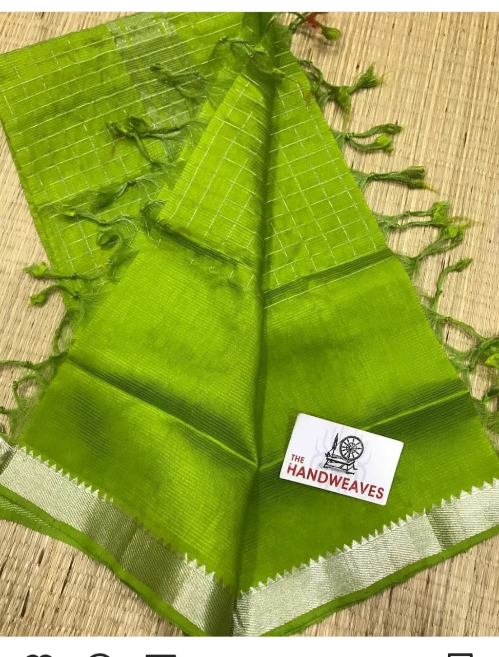 Pure Hand Made Mangala giri South Cotton Saree With Blouse.