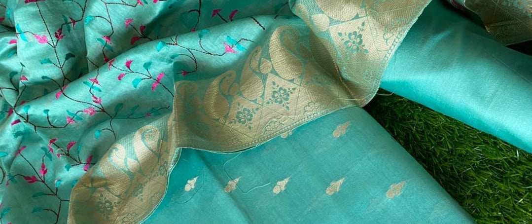 Digitally Printed Banarasi Suits: An Epitome of Elegance