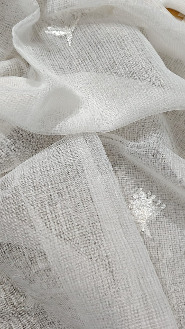 Kota doria Ustitched salwar suit ( without bottom)