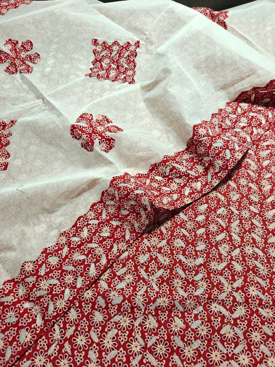 Pure Cotton Ajrakh Print  Unstitched Suit Without Bottom