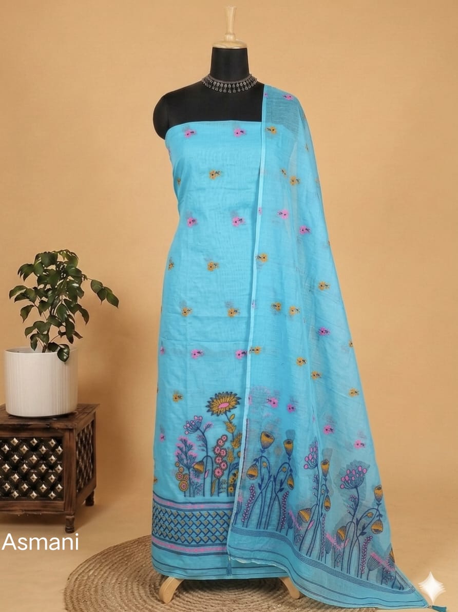 Exclusive Premium Traditional  Viscose Cotton Unstitched Suit (2PC)
