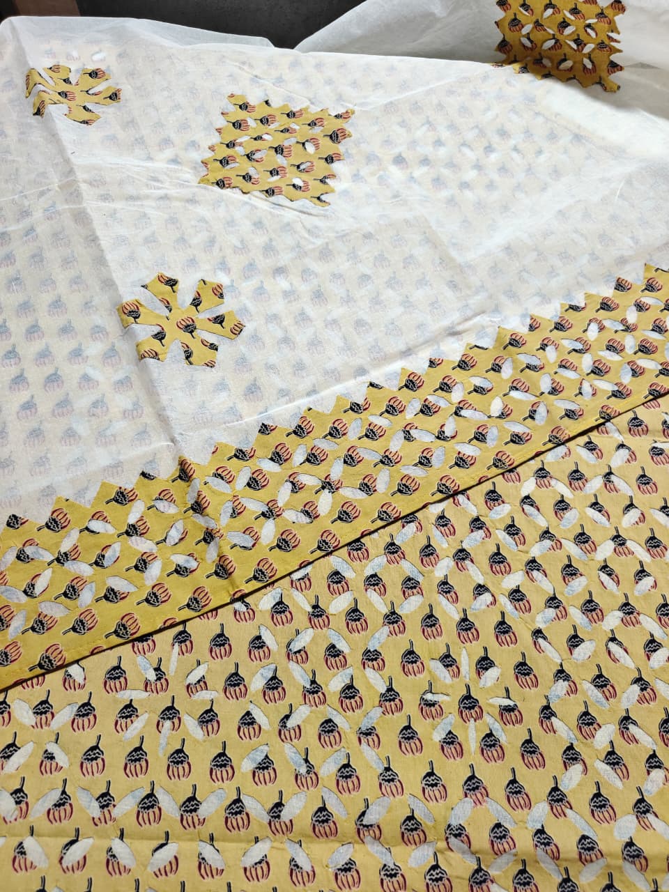 Pure Cotton Ajrakh Print  Unstitched Suit Without Bottom