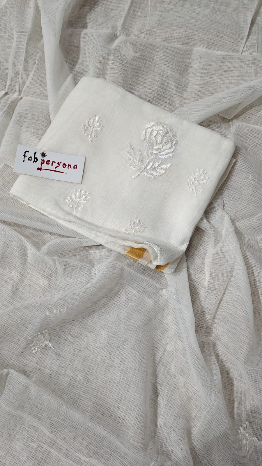 Kota doria Ustitched salwar suit ( without bottom)