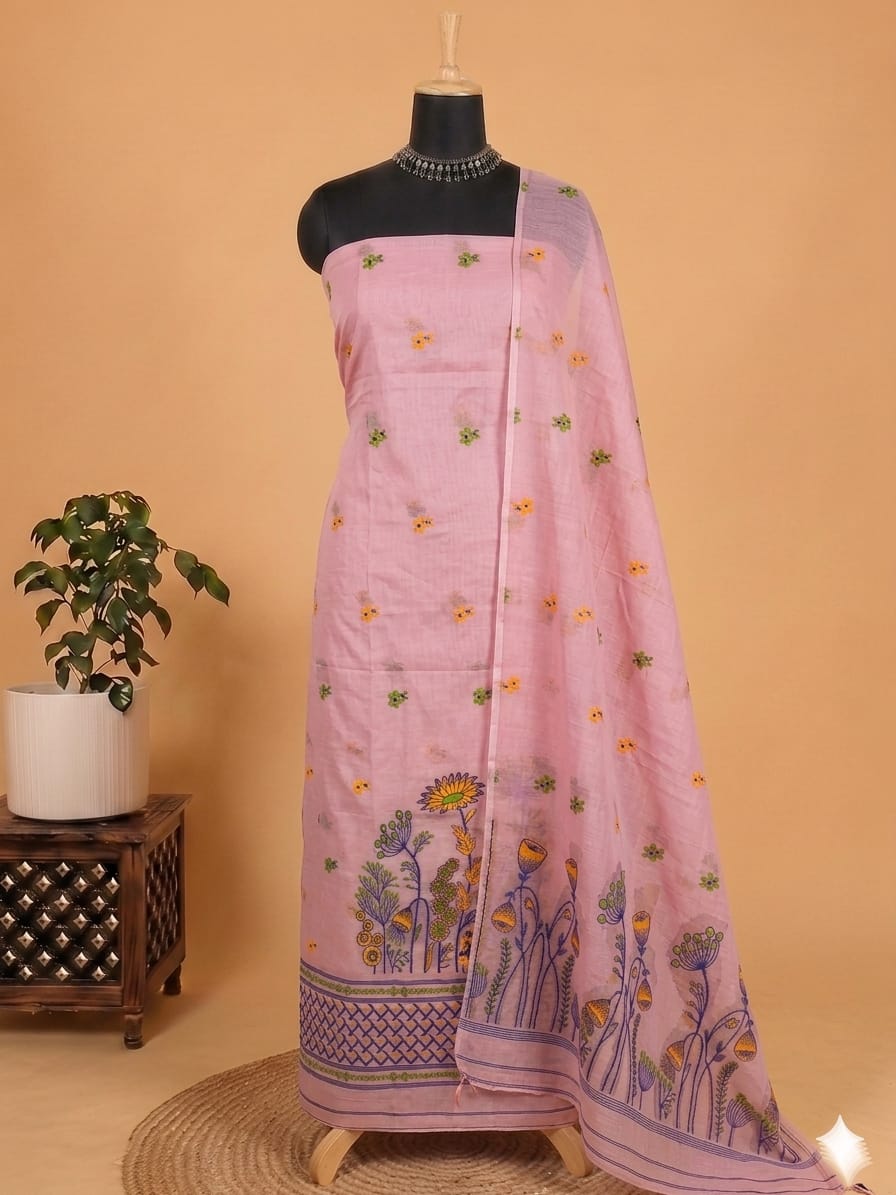 Exclusive Premium Traditional  Viscose Cotton Unstitched Suit (2PC)