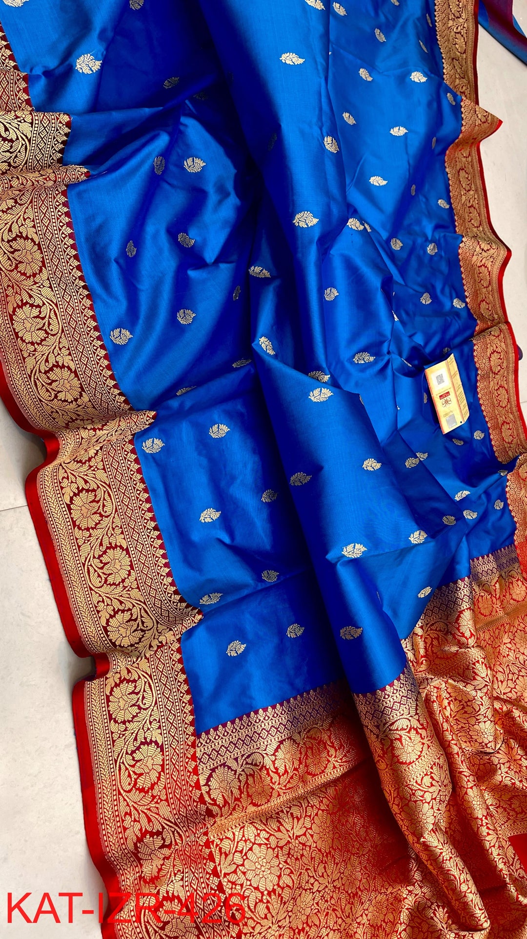 Pure Katan Silk Saree With Antique Zari Work Saree.