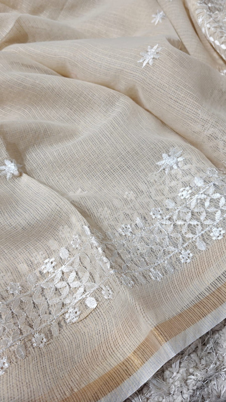 Pure Kota Doriya Resham Work Unstitched Suits With Kota Doriya Dupatta .