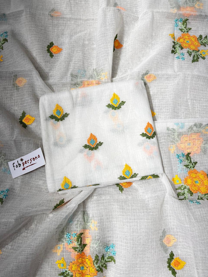 Kota Doriya Embroidery  Work Unstitched Suit