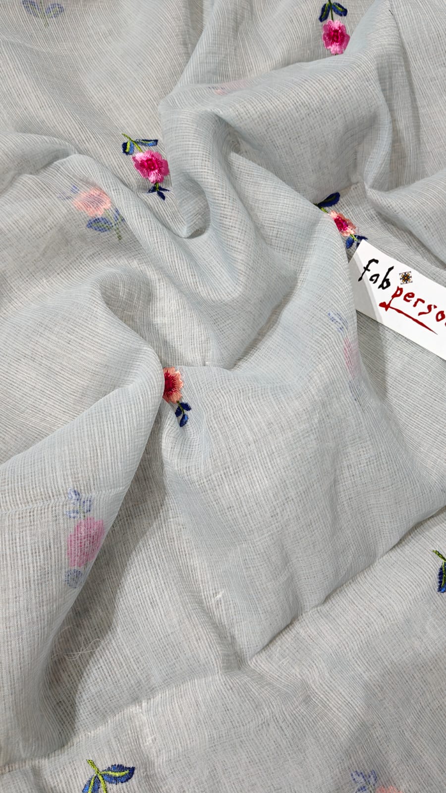 Pure Kota Doriya Embroidery Work Unstitched Suits With Kota Doriya Dupatta