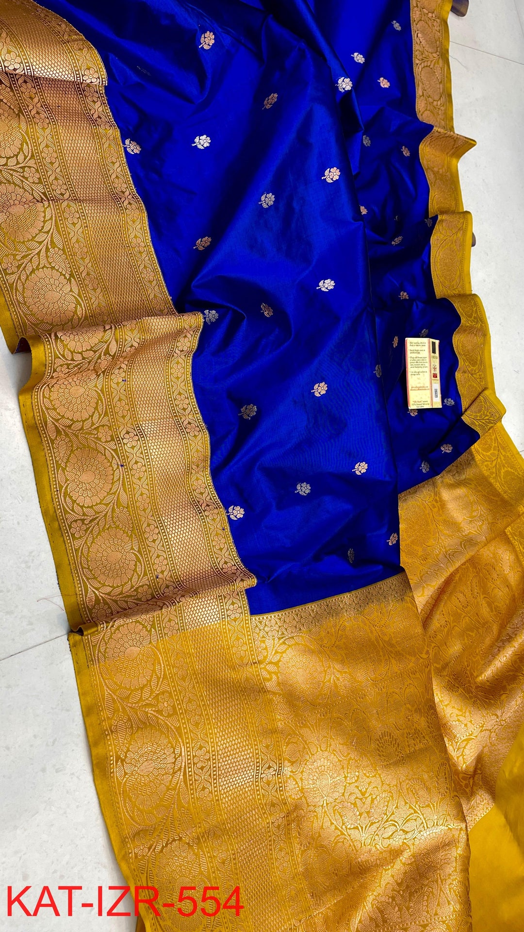 Pure Katan Silk Saree With Antique Zari Work Saree.