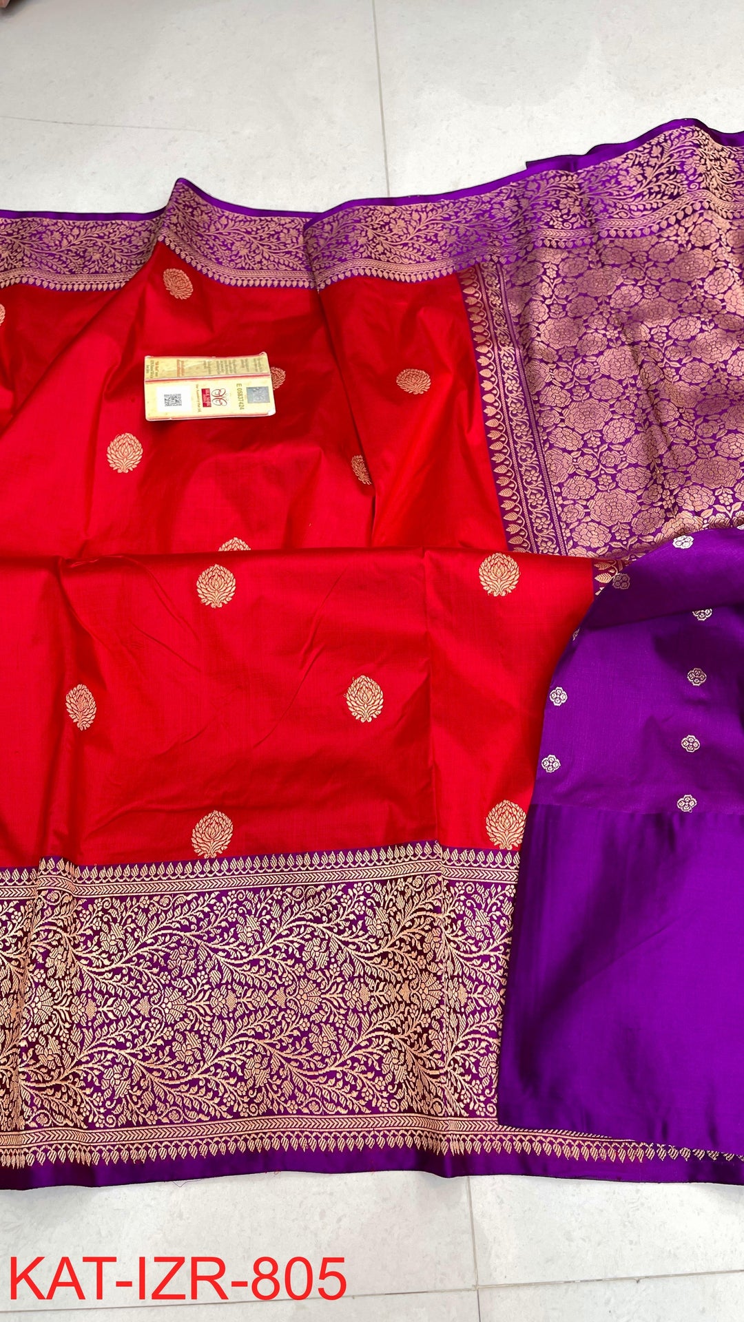 Pure Katan Silk Saree With Antique Zari Work Saree