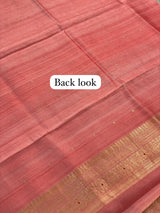 Pure Banarasi Raw Dupion Silk Kadhuwa Work Unstitched Suit With Rankart Kadhuwa Dupatta.