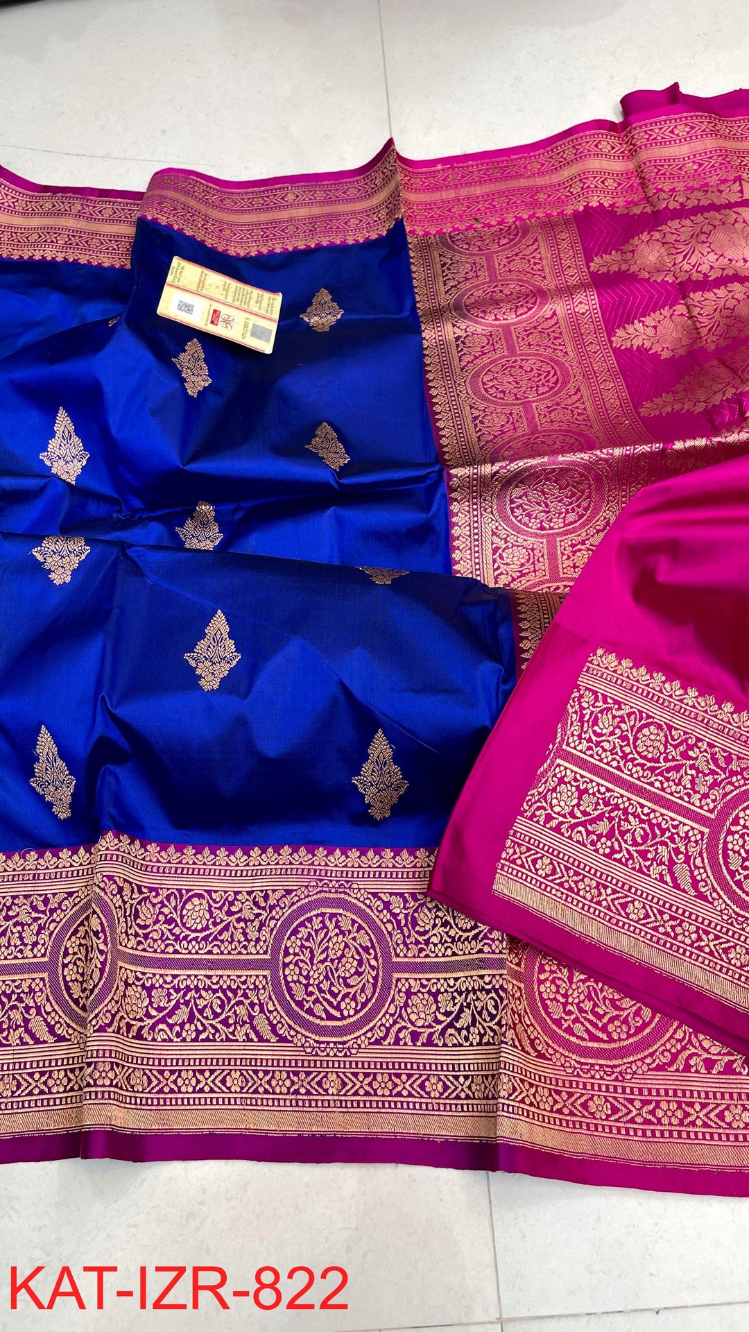 Pure Banarasi  Raw Mango Katan Silk Saree
