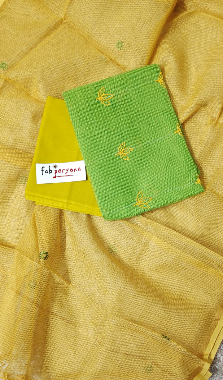 Pure Cotton Kota Dorai Salwar Suit with Embroidery Work.