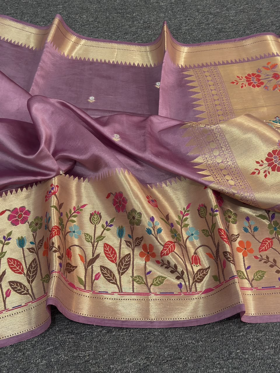 Pure Banarasi  Raw Mango Katan Silk Saree