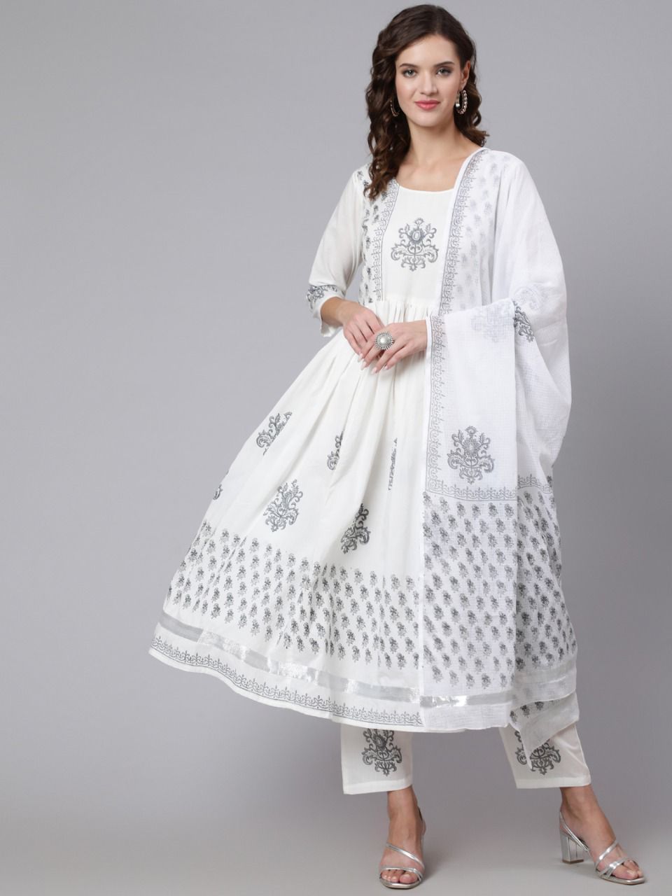 Pure Cotton printed Suit Set with dupatta