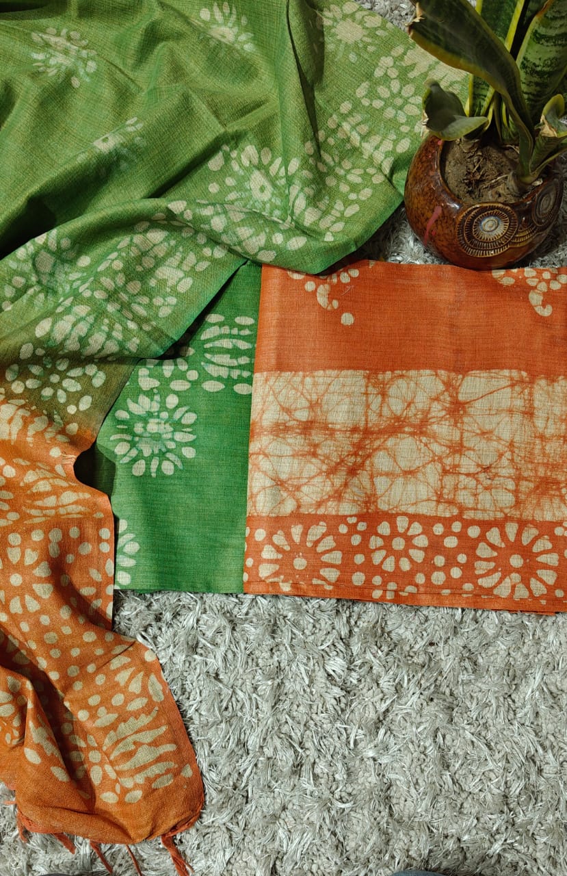 Bhagalpuri Cotton Unstitched suit.