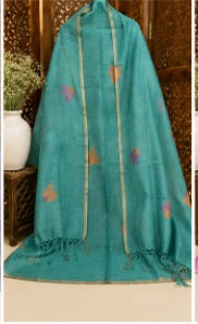 Pure Jayshree Linen Jamdani Work 2 pc Unstitched Suit
