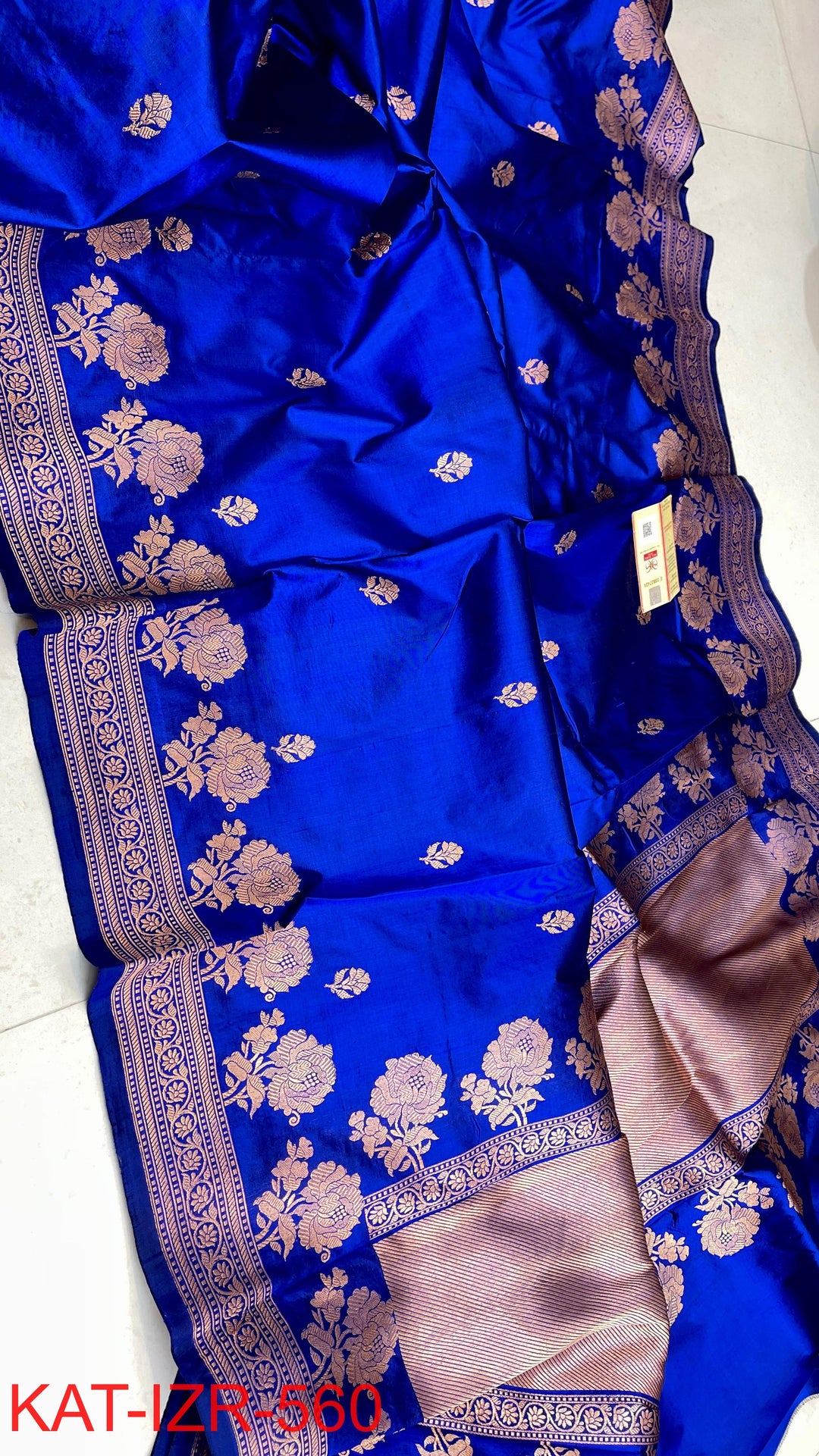 Pure Katan Silk Saree With Antique Zari Work Saree.